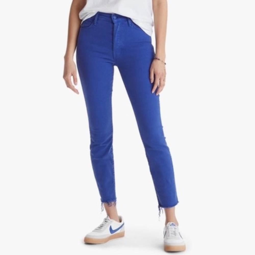 MOTHER JEANS in Mazerine blue size 24